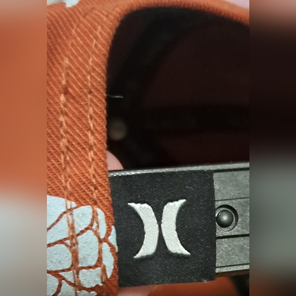 NWOT Hurley M Port Cruiser Orange Boho Floral Celestial Outdoor Baseball Hat Cap - Picture 5 of 6